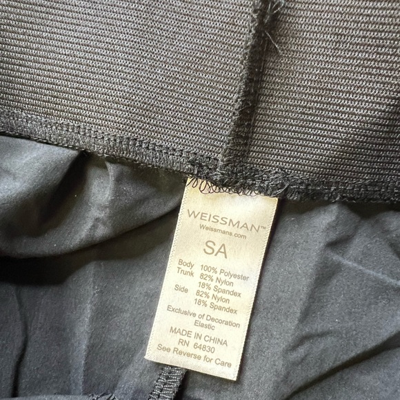 Weissman Dance Costume Style ‘Stay’ 2 Piece Leotard and Pants Purple Black NEW - Picture 7 of 10